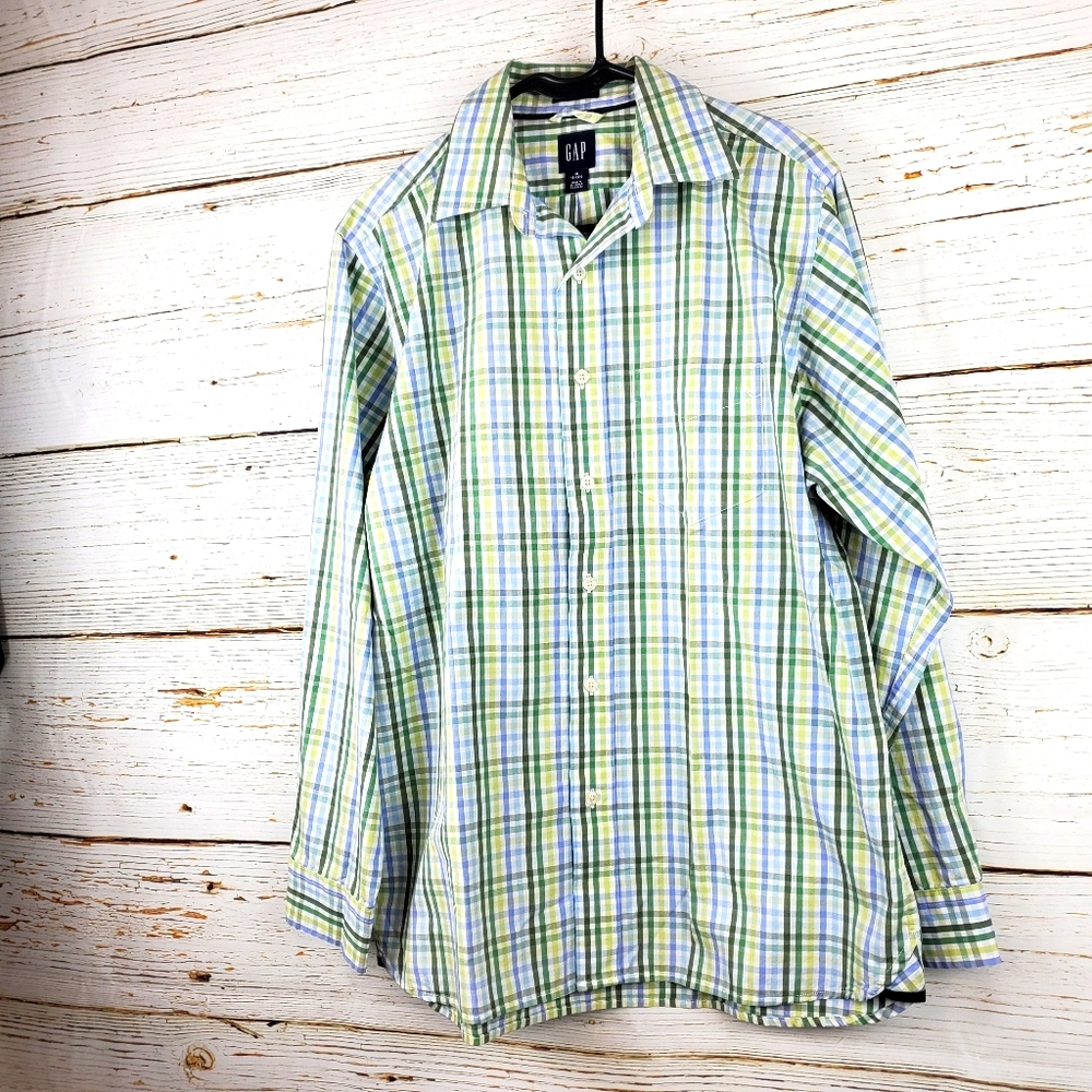 Gap Plaid Button Down Shirt - Picture 3 of 4